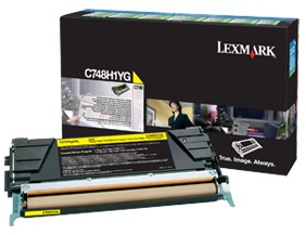 Lexmark C748 velká žlutá toner.kazeta,C748H1YG