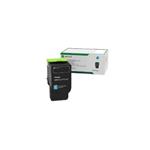Lexmark CS521, CS/CX622 azurová tonerová kazeta z vratného programu, 7000 78C2UC0