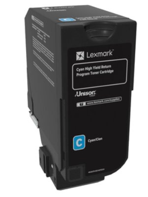 Lexmark CS720, CS725, CX725 azúrový toner so štandardnou kapacitou 3K 74C20CE
