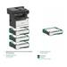 Lexmark MX521ade, mono laser MFP, 44ppm,2400 dpi, 1GHz, USB, Duplex, GLan, Fax 36S0830