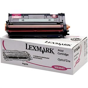 Lexmark originál toner 10E0041, magenta, 10000str., Lexmark Optra C710