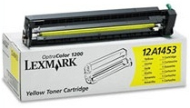 Lexmark originál toner 12A1453, yellow, 6500str., Lexmark Optra Color 1200