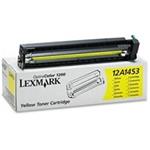 Lexmark originál toner 12A1453, yellow, 6500str., Lexmark Optra Color 1200