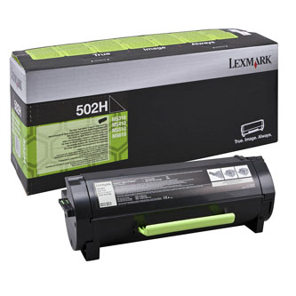 Lexmark originál toner 50F2H0E, black, 5000str., 502H, return, high capacity, Lexmark MS310D, 310DN