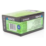 Lexmark originál toner 70C2HCE, cyan, 3000str., Lexmark CS510de, CS410dn, CS310dn, CS310n, CS410n