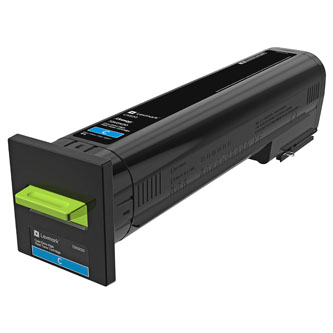 Lexmark originál toner 72K0X20, cyan, 22 000str., Lexmark Lexmark CS820de,CS820dte,CS820dtfe
