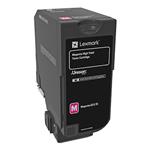 Lexmark originál toner 74C0H30, magenta, 12000str., high capacity, Lexmark CS720de,CS720dte,CS725de