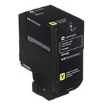 Lexmark originál toner 74C0H40, yellow, 12000str., high capacity, Lexmark CS720de,CS720dte,CS725de,