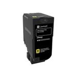 Lexmark originál toner 74C0S40, yellow, 7000str., Lexmark CS720de,CS720dte