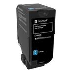 Lexmark originál toner 74C20C0, cyan, 3000str., return, CS720de,CS720dte,CS725de,CS725dte,CX725de