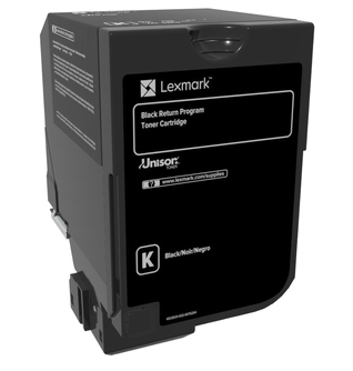Lexmark originál toner 74C20K0, black, 3000str., return, Lexmark CS720de,CS720dte,CS725de,CS725dte,