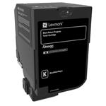 Lexmark originál toner 74C20K0, black, 3000str., return, Lexmark CS720de,CS720dte,CS725de,CS725dte,