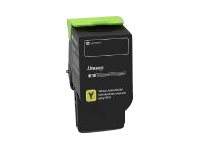 Lexmark originál toner 78C20Y0, yellow, 1400str., return, Lexmark CS421dn,CS521dn,CS622de,CX421adn,
