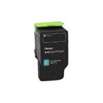 Lexmark originál toner 78C2XC0, cyan, 5000str., return, extra high capacity, Lexmark CS421dn, CS521