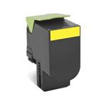 Lexmark originál toner 80C2HY0, yellow, 3000str., return, Lexmark CX410/510