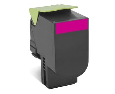 Lexmark originál toner 80C2SM0, magenta, 2000str., return, Lexmark CX310dn, CX310n, CX410de, CX410