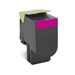 Lexmark originál toner 80C2SM0, magenta, 2000str., return, Lexmark CX310dn, CX310n, CX410de, CX410