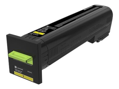 Lexmark originál toner 82K2HYE, yellow, 17000str., high capacity, Lexmark CX820de,CX820dtfe,CX825de
