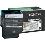 Lexmark originál toner C546U1KG, black, 8000str., return, Lexmark C546, X546