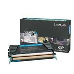 Lexmark originál toner C734A1CG, cyan, 6000str., return, Lexmark C734, C736, X734, X736, X738