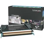 Lexmark originál toner C734A1KG, black, 8000str., return, Lexmark C734, C736, X734, X736, X738