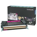 Lexmark originál toner C734A1MG, magenta, 6000str., return, Lexmark C734, C736, X734, X736, X738
