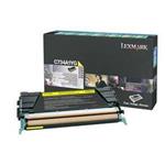 Lexmark originál toner C734A1YG, yellow, 6000str., return, Lexmark C734, C736, X734, X736, X738