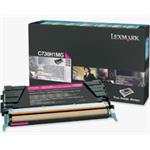 Lexmark originál toner C736H1MG, magenta, 10000str., return, high capacity, Lexmark C736, X736, X73