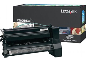 Lexmark originál toner C780H1KG, black, 10000str., return, Lexmark C780, C782