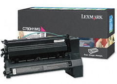 Lexmark originál toner C780H1MG, magenta, 10000str., return, Lexmark C780, C782