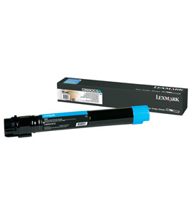 Lexmark originál toner C950X2CG, cyan, 22000str., Lexmark C950