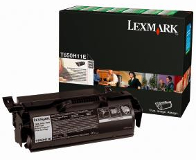 Lexmark originál toner T650H11E, black, 25000str., return, high capacity, Lexmark T650DN