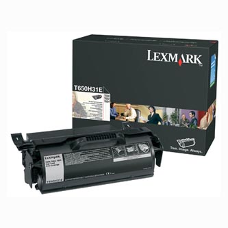 Lexmark originál toner T650H31E, black, 25000str., high capacity, Lexmark T650,T650dn,T650n