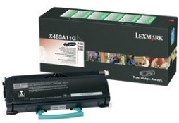 Lexmark originál toner X463A11G, black, 3500str., return, Lexmark X463