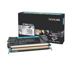 Lexmark originál toner X746A1CG, cyan, 7000str., return, Lexmark X746DE, X748DE, X748DTE
