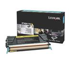 Lexmark originál toner X746A1YG, yellow, 7000str., return, Lexmark X746DE, X748DE, X748DTE
