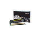 Lexmark originál toner X748H1YG, yellow, 10000str., return, high capacity, Lexmark X748DE, X748DTE