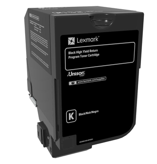 Lexmark - Vysoká výtěžnost - černá - originál - kazeta s barvivem LCCP, LRP - pro Lexmark CS720de, 74C2HK0