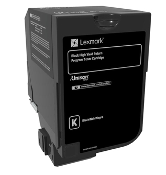 Lexmark - Vysoká výtěžnost - černá - originál - kazeta s barvivem LCCP, LRP - pro Lexmark CX725de, 84C2HK0