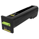 Lexmark - Vysoká výtěžnost - žlutá - originál - kazeta s barvivem LCCP - pro Lexmark CS820de, CS820 72K0X40