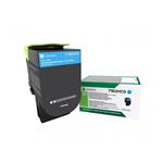 Lexmark X417 - Vysoká výtěžnost - azurová - originál - kazeta s barvivem LCCP, LRP - pro Lexmark CS 71B2HC0
