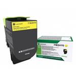 Lexmark X417 - Vysoká výtěžnost - žlutá - originál - kazeta s barvivem LCCP, LRP - pro Lexmark CS41 71B2HY0