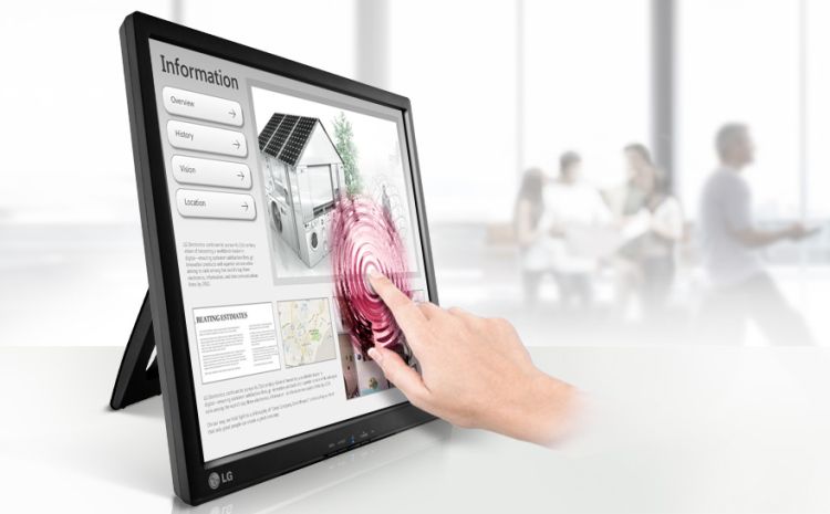 LG 17MB15T-B.AEU 17" LED Touchscreen 1280x1024/250cd/5M:1/5ms/D-Sub/USB