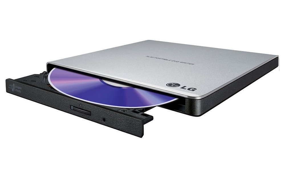 LG DVD±R/RW/ GP57 series / 8x USB/ M-disc/ externí slim stříbrná GP57ES40.AUAE10B