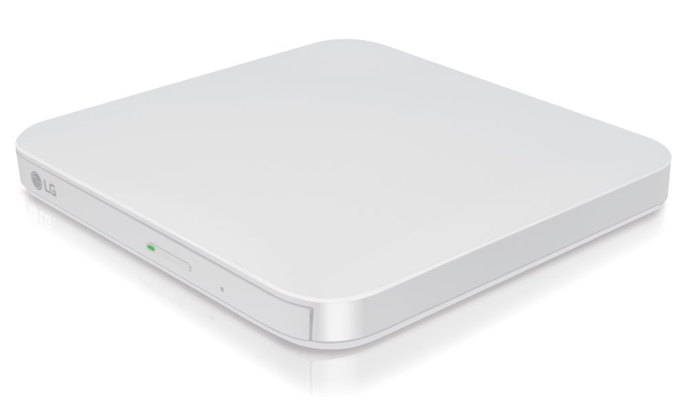 LG DVD±R/RW/ GP95 / DVD 8x / CD 24x / M-disc/ externí slim / bílá / pro ...