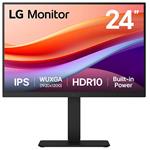 LG IPS monitor 24BA55W-B / 24" / 1920x1200 /5ms/ 16:10 / 350cd / 75Hz/HDMI / DP / USB/ repro/ výškově stav