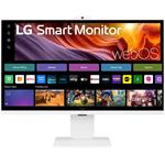LG monitor 32U850SA-W 31,5" IPS 3840x2160/16:9/400cdm/5ms/USB-C/HDMI/BT/Wifi/webOS/zrcadlení/speaker/FHDkamera/výš.stav