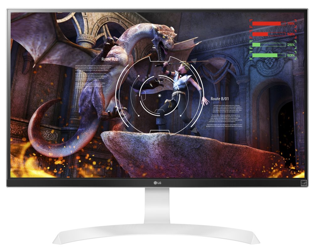 LG monitor IPS 27UD69P-W 27" / 4K 3840x2160 / 1300:1 / 2x HDMI / 1x DP / 27UD69P-W.AEU