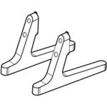 LG signage stolní stojan až 65" (ST-653TW) pro 43HT3WN-M ST-653TW.AL