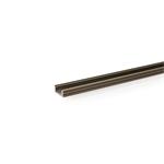 Lišta L BC14 pre LED pásy,bronzová, 1m
